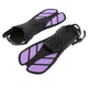 Ласты тренировочные короткие с открытой пяткой CIMA 8968 размер L-XL (42-47) Purple-Black - изображение 5