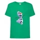 Футболка детская Холодное сердце 001 (Frozen) зеленая (FRH grn 001) 128 см - изображение 1