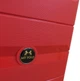 Середня валіза з поліпропілену на колесах 60L My Polo 70c05 medium червона - зображення 6