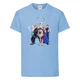 Футболка детская Холодное сердце 006 (Frozen) голубая (FRH lbl 006) 128 см - изображение 1