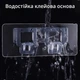 Кронштейн держатель для полки без сверлений самоклеящийся усиленный двойной, 1шт - изображение 4