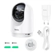 Поворотная камера видеонаблюдения IP Wi-Fi camera видео няня, беби монитор HOCO D1 indoor PTZ HD camera | 3MP - изображение 1