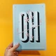 Металлическая табличка «Oh fuck» - изображение 4