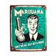 Металлическая табличка «Marijuana» - изображение 1