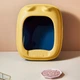 Туалет для кішок з лопаткою Taotaopets 268802 Yellow лоток для котів 40*30*20 cm - зображення 3