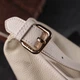 Удобная женская сумка с одной длинной ручкой из натуральной кожи Vintage 22307 Белая - изображение 8