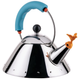 Чайник Alessi 1 л з блакитною ручкою (9093/1) - зображення 3