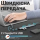 USB Type-C хаб, концентратор/разветвитель для ноутбука Addap UH-04CS, на 7 портов: 3×USB 2.0, 1×USB 3.0, 3×Type-C, Gray (0290) - изображение 5