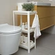 Етажерка 3-ярусна MVM FH-22/3 WHITE пластикова Біла (FH-22/3 WHITE) - зображення 3
