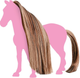 Доповнення для фігурок Schleich Hair Beauty Horses Brown-Gold (4059433722986) - зображення 3