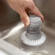 Щітка для посуду з дозатором миючого засобу Pot Brush з підставкою - зображення 2