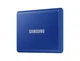 Накопичувач зовнішній SSD 2.5" USB 2.0 TB Samsung T7 Indigo Blue Синій 37229 - зображення 3