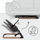 Кресло-качалка Kidwell LARO Black/Wooden - изображение 5