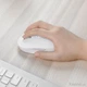 Бездротова миша Xiaomi Wireless Mouse Silent Edition Dual Mode HLK4040GL біла - зображення 2