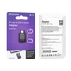 Перехідник Borofone BV18 IP Lightning Male to USB 2.0 Female OTG adapter Black - зображення 9