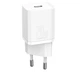 Сетевое зарядное устройство Baseus (CCSUP-B01) Super Si Quick Charger 1C 20W White - изображение 1