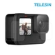 Комплект захисне скло Telesin GP-FLM-901 для екшн-камер GoPro Hero Black 12/11/10/9 на екрани та об'єктив (79805) - зображення 1