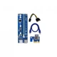 Райзер PCI-E x1 to 16x 60cm USB 3.0 Cable SATA to 6Pin Power v.006C Dynamode (RX-riser-006c 6 pin) (175060) - изображение 1