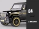 Машинка металева дитяча Джип Гелік Mercedes Benz Brabus Auto Expert Elite Чорний - зображення 7
