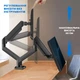 Настольное крепление для двух мониторов (кронштейн) 17"-27" V-STAR - изображение 7