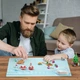 Силіконовий килимок для малювання, творчості, епоксидної смоли та рукоділля з 1 чашкою для води, блакитний (EPOK5889BLUE)) - зображення 3