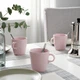 Кухоль IKEA Фєргклар, Матовий світло-рожевий, 37 сл, 804.781.92 - зображення 3