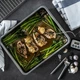 Форма для печі з ґратами IKEA кінсіс нержавіюча сталь, 40x32 см 100.990.53 - зображення 3