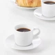 Чашка для кофе эспрессо с блюдцем ИКЕА/365+, белый, 6 cл, 102.834.09 - изображение 2