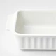 Форма для духовки IKEA Poetisk білий з відтінком, 30x20 см 205.138.72 - зображення 4