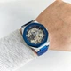 Механические класические мужские часы Forsining 8202 Blue - изображение 1