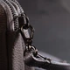 Сумка женская на два отделения из натуральной кожи VINTAGE Leather Bag 22278 Серая - изображение 9