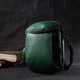 Модна вертикальна сумка Vintage для жінок із м'якої натуральної шкіри зеленого кольору (bg223fash41) - зображення 10