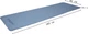 Коврик для йоги и фитнеса TECOFIT TPE 183x 61 x 0.6 см Blue (TOP18074471) - изображение 3
