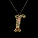 Кулон з латуні Michal Negrin у вигляді літери "r" з кристалами Swarovski - зображення 2