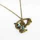 Кулон з латуні Michal Negrin у вигляді букви P з кристалами Swarovski - зображення 1