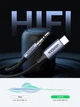 Переходник Ugreen USB-C Male to 3.5mm Male Cable DAC чип 1 м Black/ Grey (YM1405) - изображение 4