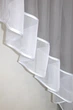 Кухонная занавеска VR-Textil № 023к серый с белым 150х150 см (50-535) - изображение 4