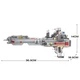 Конструктор A-Toys NO.785 "Lagrange Зоряні війни Конусний крейсер" на 1168 деталей ABS-Пластик. - зображення 6