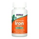 Залізо NOW Iron 36 mg Ferrochel, 90 капс. - зображення 1