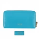 Английский женский кожаный кошелек Ashwood J54 BLUE ATOLL (Синий) - изображение 6