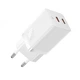 Мережевий зарядний пристрій Baseus GaN5 Pro 40W 2Type-C (CCGP180102) White - зображення 2