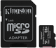 Karta pamięci Kingston microSDXC 3x64GB Canvas Select Plus Class 10 UHS-I U1 V10 A1 + SD-adapter (740617299007) - obraz 1