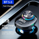 Автомобильный FM ФМ модулятор Terra С18, Bluetooth 5.0, трансмиттер, быстрая зарядка - изображение 7
