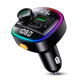 Автомобильный FM ФМ модулятор Terra С22, Bluetooth 5.0, трансмиттер, вольтметр, быстрая зарядка QC3.0 - изображение 1