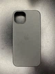Чехол противоударный кожаный OEMG Guard Shockproof Leather Case with MagSafe для Apple iPhone 13 (6.1") Midnight (MM183ZE/A) - изображение 4