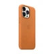 Чехол кожаный Nskins Premium (AAA) Leather Case with MagSafe для Apple iPhone 13 Pro Max (6.7") Golden Brown - изображение 2