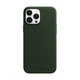 Чехол кожаный OEM Leather Case with MagSafe для Apple iPhone 13 Pro Sequoia Green + Подарок защитное стекло Pixel для Apple iPhone - изображение 2