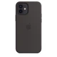 Чохол силіконовий Wave Premium AAA Silicone Case with MagSafe для Apple iPhone 12 / 12 Pro Black - зображення 1