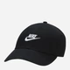 Кепка Nike Club Cap U Cb Fut Wsh L FB5368-011 S-M Черный/Белый (0196606810751) - изображение 1