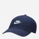 Кепка Nike Club Cap U Cb Swsh L FB5368-410 S-M Темно-синий/Белый (0196606811208) - изображение 1